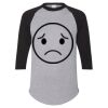 Unisex Three-Quarter Raglan Sleeve Baseball Jersey T-Shirt Thumbnail