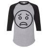 Unisex Three-Quarter Raglan Sleeve Baseball Jersey T-Shirt Thumbnail