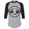 Unisex Three-Quarter Raglan Sleeve Baseball Jersey T-Shirt Thumbnail