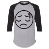 Unisex Three-Quarter Raglan Sleeve Baseball Jersey T-Shirt Thumbnail