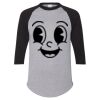 Unisex Three-Quarter Raglan Sleeve Baseball Jersey T-Shirt Thumbnail
