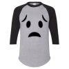 Unisex Three-Quarter Raglan Sleeve Baseball Jersey T-Shirt Thumbnail