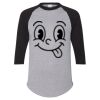 Unisex Three-Quarter Raglan Sleeve Baseball Jersey T-Shirt Thumbnail