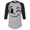 Unisex Three-Quarter Raglan Sleeve Baseball Jersey T-Shirt Thumbnail