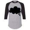 Unisex Three-Quarter Raglan Sleeve Baseball Jersey T-Shirt Thumbnail