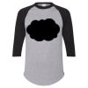 Unisex Three-Quarter Raglan Sleeve Baseball Jersey T-Shirt Thumbnail