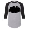 Unisex Three-Quarter Raglan Sleeve Baseball Jersey T-Shirt Thumbnail