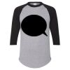 Unisex Three-Quarter Raglan Sleeve Baseball Jersey T-Shirt Thumbnail