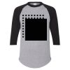 Unisex Three-Quarter Raglan Sleeve Baseball Jersey T-Shirt Thumbnail