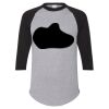 Unisex Three-Quarter Raglan Sleeve Baseball Jersey T-Shirt Thumbnail