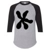 Unisex Three-Quarter Raglan Sleeve Baseball Jersey T-Shirt Thumbnail
