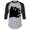 Unisex Three-Quarter Raglan Sleeve Baseball Jersey T-Shirt Thumbnail