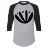 Unisex Three-Quarter Raglan Sleeve Baseball Jersey T-Shirt Thumbnail