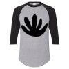 Unisex Three-Quarter Raglan Sleeve Baseball Jersey T-Shirt Thumbnail