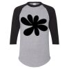 Unisex Three-Quarter Raglan Sleeve Baseball Jersey T-Shirt Thumbnail