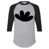 Unisex Three-Quarter Raglan Sleeve Baseball Jersey T-Shirt Thumbnail