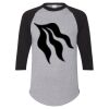 Unisex Three-Quarter Raglan Sleeve Baseball Jersey T-Shirt Thumbnail