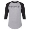 Unisex Three-Quarter Raglan Sleeve Baseball Jersey T-Shirt Thumbnail