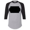 Unisex Three-Quarter Raglan Sleeve Baseball Jersey T-Shirt Thumbnail