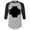 Unisex Three-Quarter Raglan Sleeve Baseball Jersey T-Shirt Thumbnail