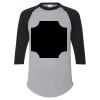 Unisex Three-Quarter Raglan Sleeve Baseball Jersey T-Shirt Thumbnail