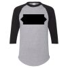 Unisex Three-Quarter Raglan Sleeve Baseball Jersey T-Shirt Thumbnail