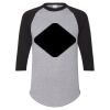 Unisex Three-Quarter Raglan Sleeve Baseball Jersey T-Shirt Thumbnail