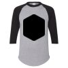 Unisex Three-Quarter Raglan Sleeve Baseball Jersey T-Shirt Thumbnail