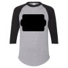 Unisex Three-Quarter Raglan Sleeve Baseball Jersey T-Shirt Thumbnail