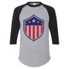 Unisex Three-Quarter Raglan Sleeve Baseball Jersey T-Shirt Thumbnail