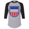 Unisex Three-Quarter Raglan Sleeve Baseball Jersey T-Shirt Thumbnail