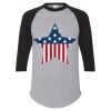 Unisex Three-Quarter Raglan Sleeve Baseball Jersey T-Shirt Thumbnail