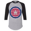 Unisex Three-Quarter Raglan Sleeve Baseball Jersey T-Shirt Thumbnail