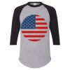 Unisex Three-Quarter Raglan Sleeve Baseball Jersey T-Shirt Thumbnail