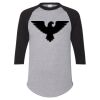 Unisex Three-Quarter Raglan Sleeve Baseball Jersey T-Shirt Thumbnail