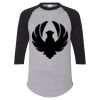 Unisex Three-Quarter Raglan Sleeve Baseball Jersey T-Shirt Thumbnail