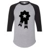 Unisex Three-Quarter Raglan Sleeve Baseball Jersey T-Shirt Thumbnail