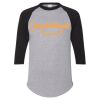 Unisex Three-Quarter Raglan Sleeve Baseball Jersey T-Shirt Thumbnail