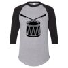 Unisex Three-Quarter Raglan Sleeve Baseball Jersey T-Shirt Thumbnail