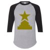 Unisex Three-Quarter Raglan Sleeve Baseball Jersey T-Shirt Thumbnail