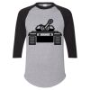Unisex Three-Quarter Raglan Sleeve Baseball Jersey T-Shirt Thumbnail