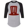 Unisex Three-Quarter Raglan Sleeve Baseball Jersey T-Shirt Thumbnail
