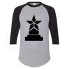 Unisex Three-Quarter Raglan Sleeve Baseball Jersey T-Shirt Thumbnail