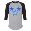 Unisex Three-Quarter Raglan Sleeve Baseball Jersey T-Shirt Thumbnail