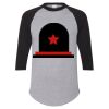 Unisex Three-Quarter Raglan Sleeve Baseball Jersey T-Shirt Thumbnail