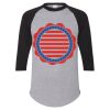 Unisex Three-Quarter Raglan Sleeve Baseball Jersey T-Shirt Thumbnail