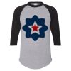 Unisex Three-Quarter Raglan Sleeve Baseball Jersey T-Shirt Thumbnail