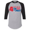 Unisex Three-Quarter Raglan Sleeve Baseball Jersey T-Shirt Thumbnail