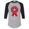 Unisex Three-Quarter Raglan Sleeve Baseball Jersey T-Shirt Thumbnail