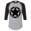 Unisex Three-Quarter Raglan Sleeve Baseball Jersey T-Shirt Thumbnail